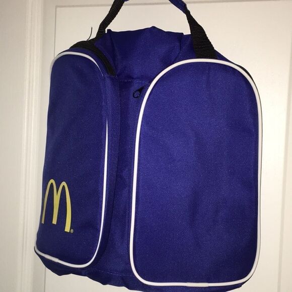 Vintage McDonalds Macca’s Australia blue lunch bag pack retro from Oz Aussie - Picture 1 of 2